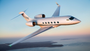 The G500 recently marked its longest flight on a mission from Savannah, Ga., out past San Francisco over the Pacific Ocean and back to Savannah. (Photo: Gulfstream Aerospace)