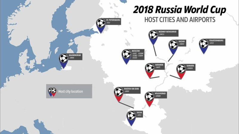 Air Charter FIFA World Cup Host Cities