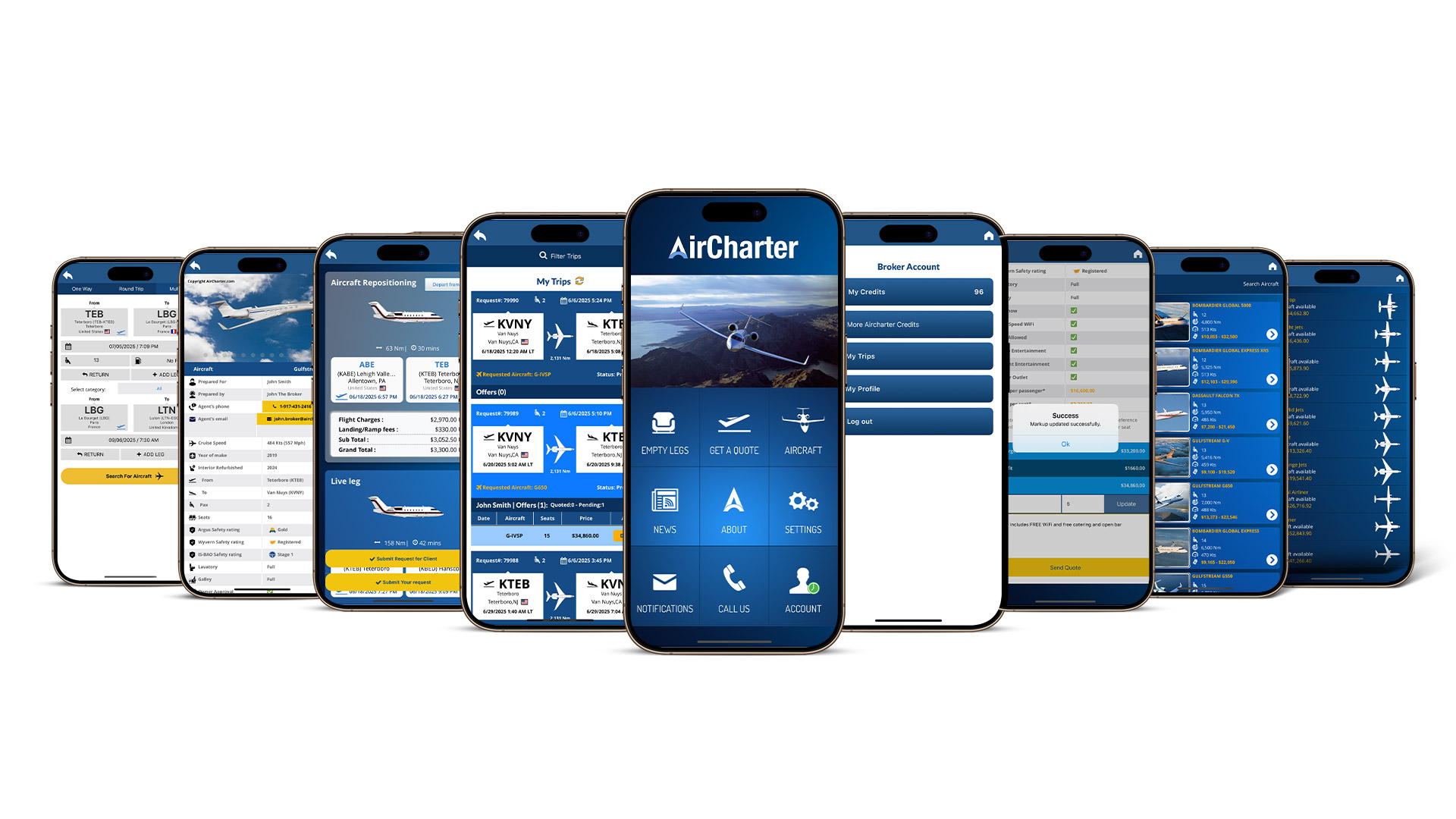 AirCharter Broker APP